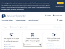 Tablet Screenshot of kvk.nl
