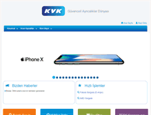 Tablet Screenshot of kvk.com.tr